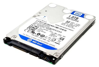 Хард диск WD Blue 1TB, 2.5", 5400RPM, SATA 6Gb/s 8MB Cache, WD10JPVX