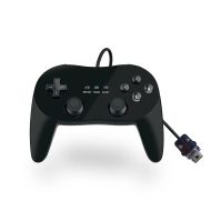 Съвместим Wii Classic PRO Controller, черен