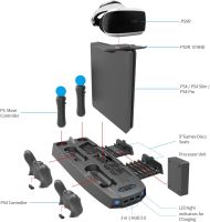 Многофункционална стойка за PS4 / PS4 Slim / PS4 Pro / PSVR