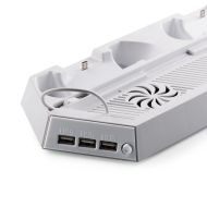 Вертикална стойка за PS4 CUH-1XXX с охлаждане, зарядно за контролери и 3 портов USB хъб