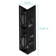 Вертикална стойка за PS4 Slim CUH-2XXX с охлаждане, зарядно за контролери и 2 портов USB хъб