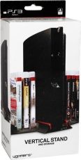 Вертикална стойка за PS3 Slim с място за 6 игри
